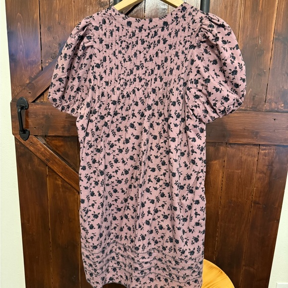 Madewell Floral Puff Sleeve Dress - Picture 5 of 13